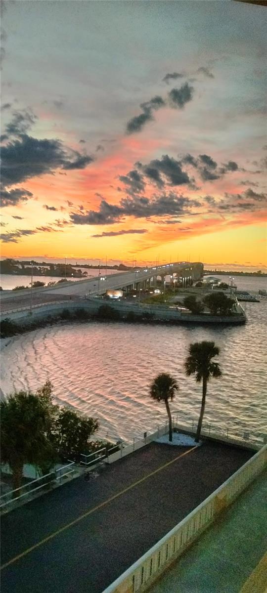 Amazing skies visible from the condo