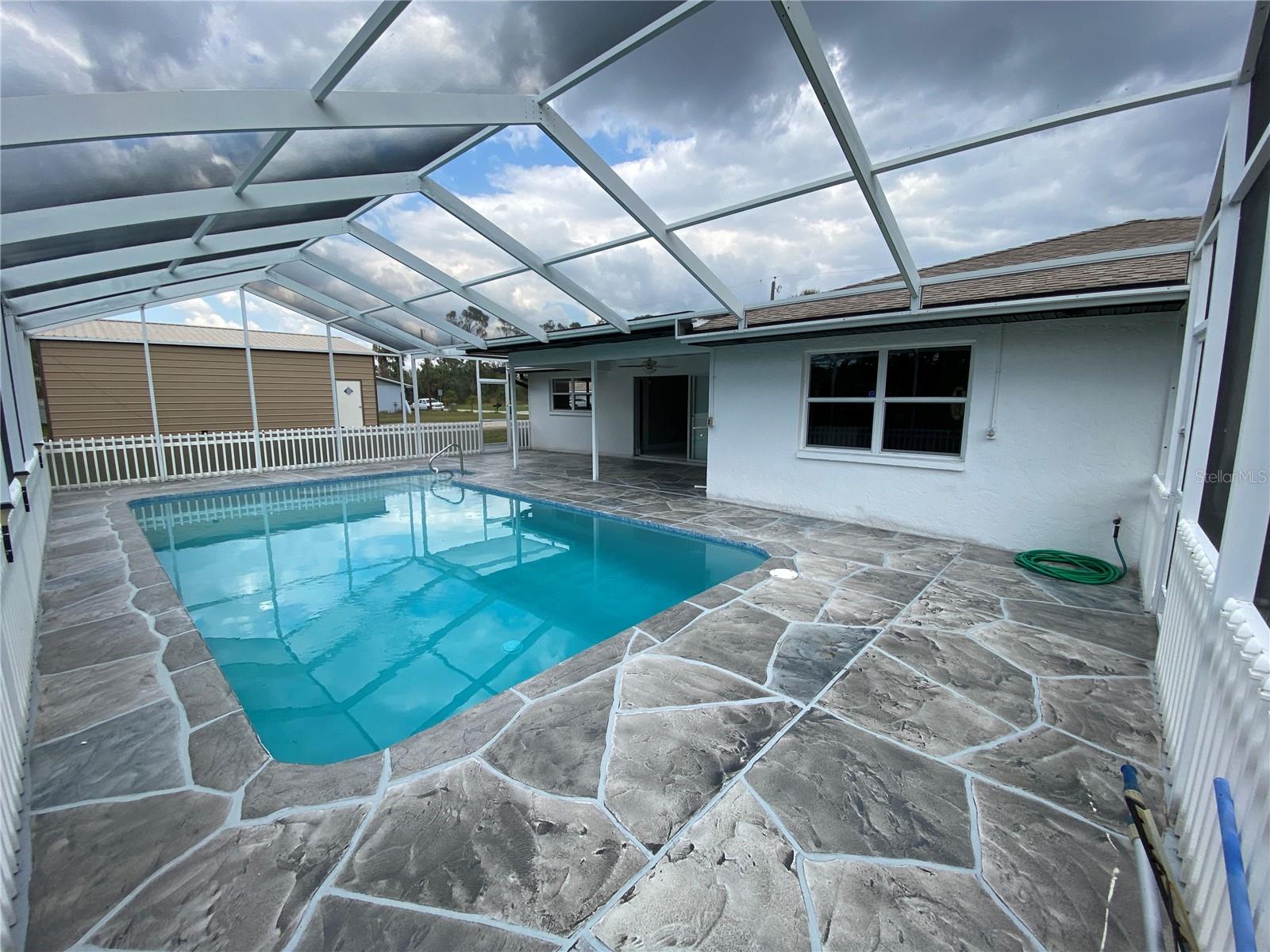 Pool and deck - view 1.