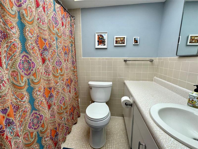 Ensuite bath with tub
