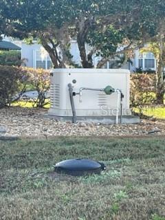 Buried propane tank for whole house generator
