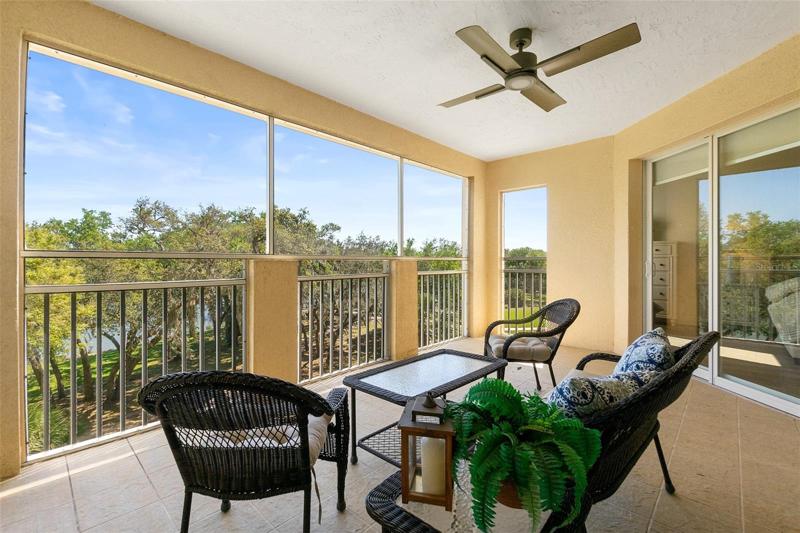 lanai with ICW view