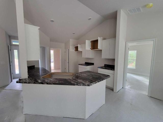 Actual home under construction.