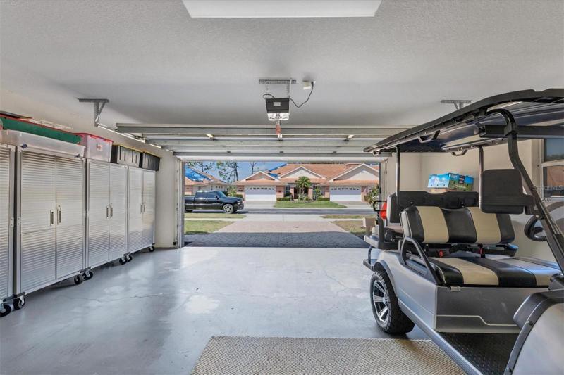 Spacious garage