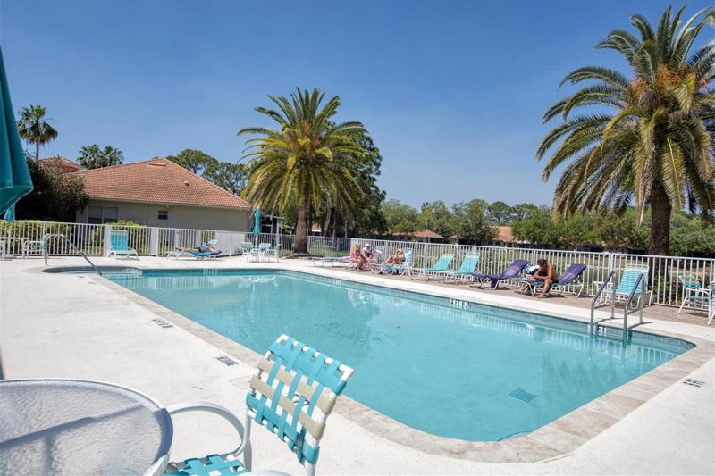 Community pool for villa residents only