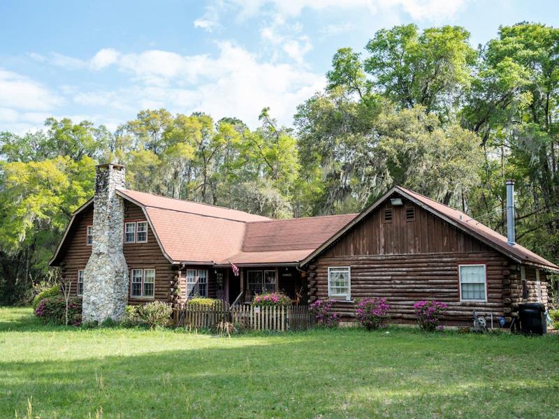 Beautiful log home on over 6 acres