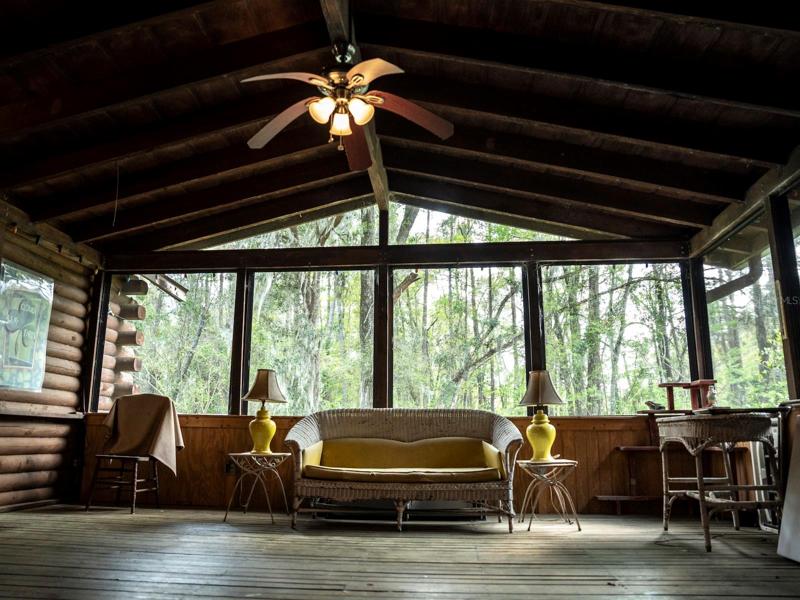 Gorgeous view through wall of windows