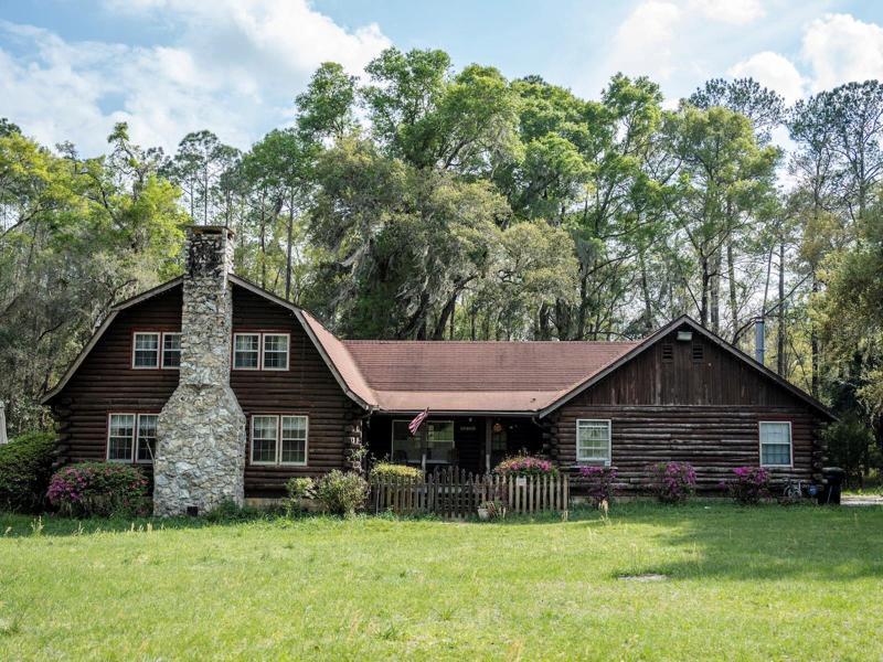 Beautiful log home on over 6 acres