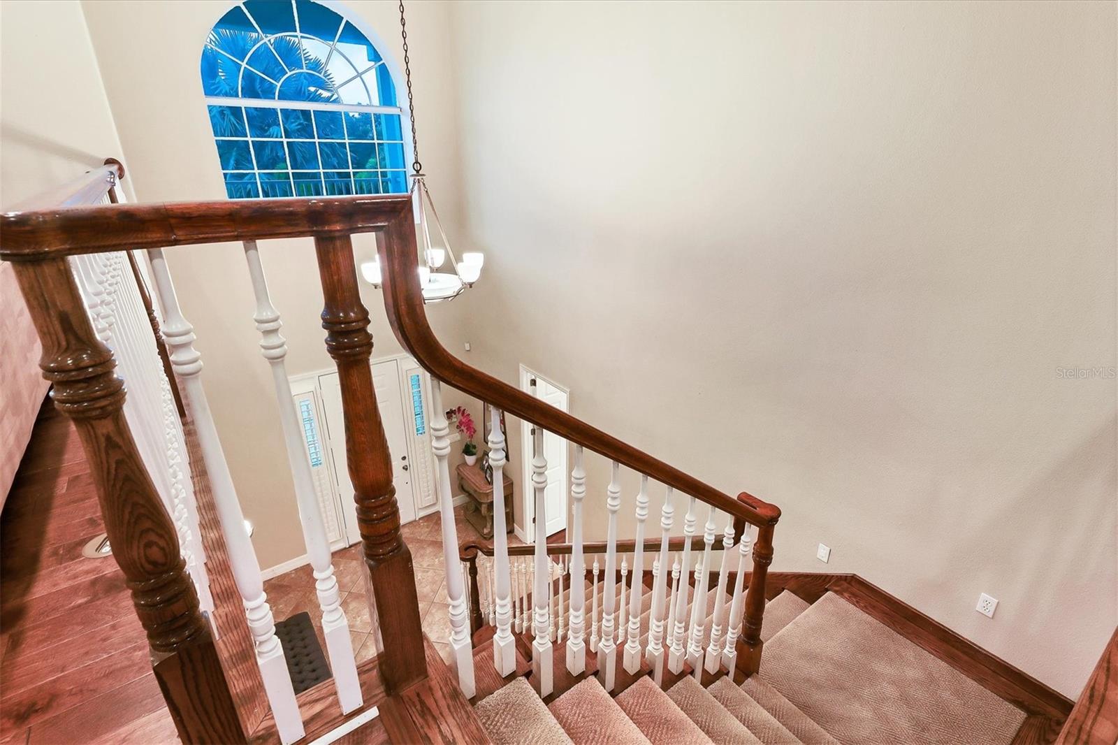 Stairway to 2nd floor.