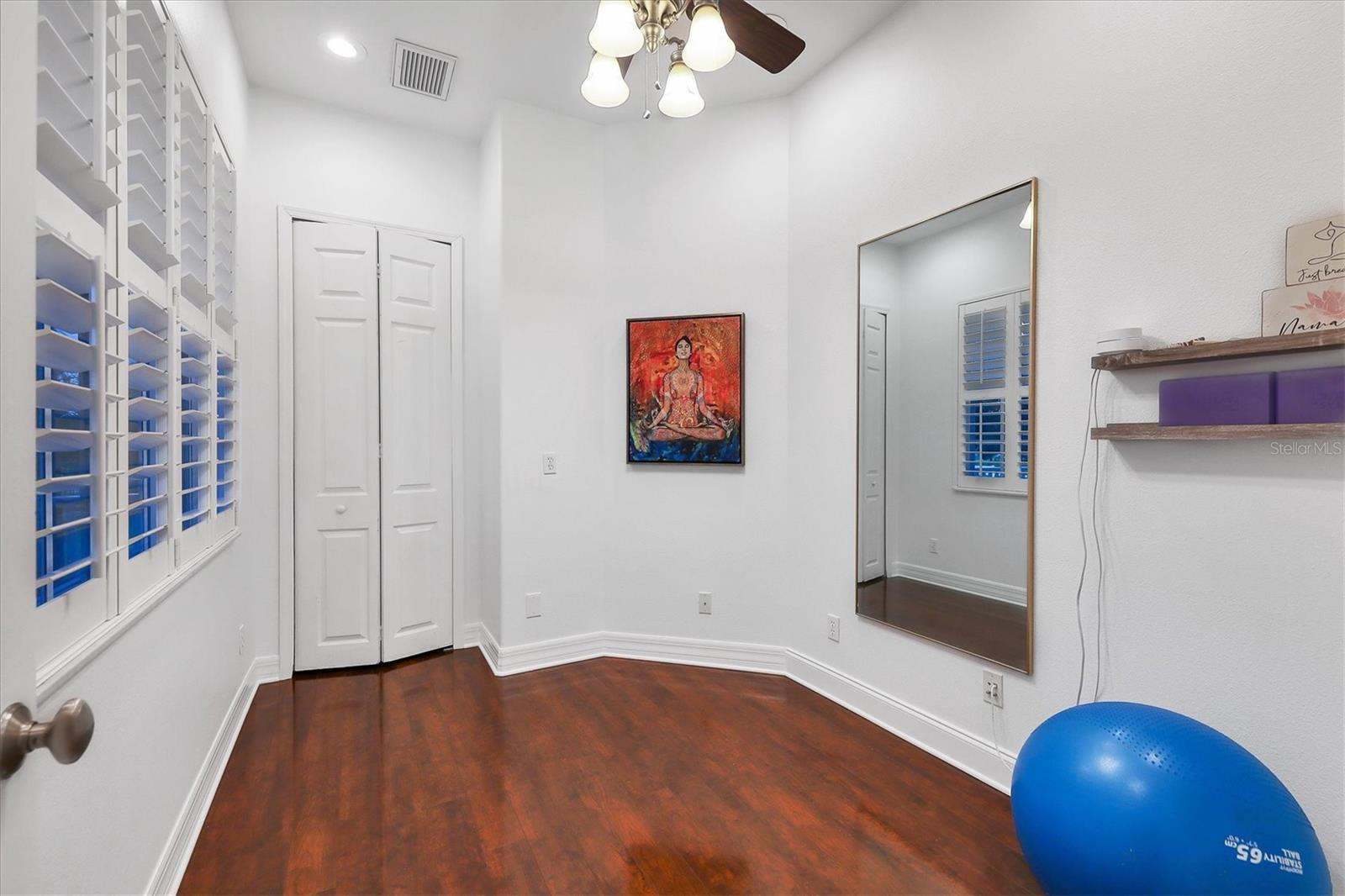 First Floor Small Bonus Room - Exercise or Mud Room.