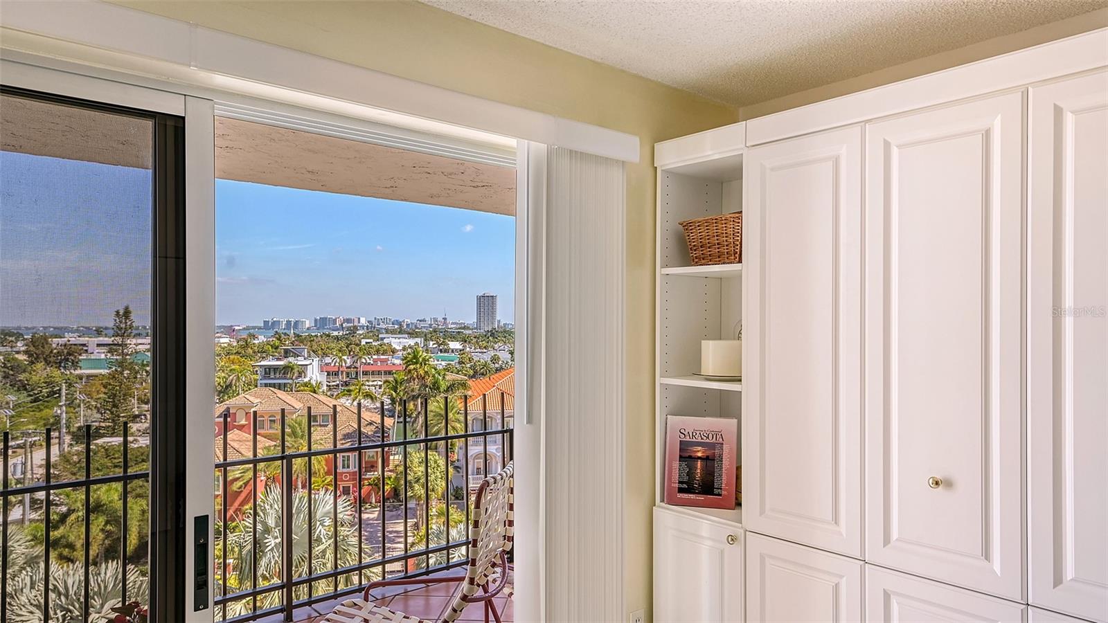 Access to the balcony in guest room