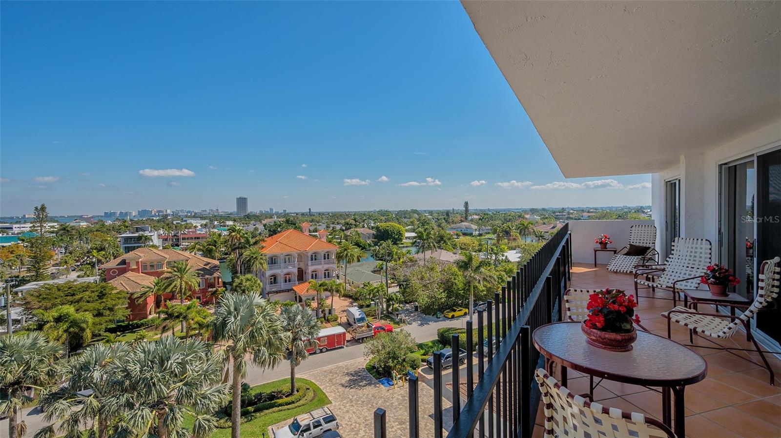 Private balcony