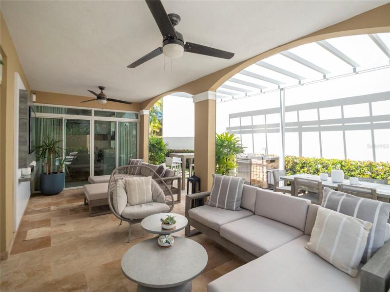 Outdoor terrace