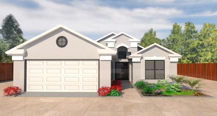 Virtual Rending of what the front of the home could look like.