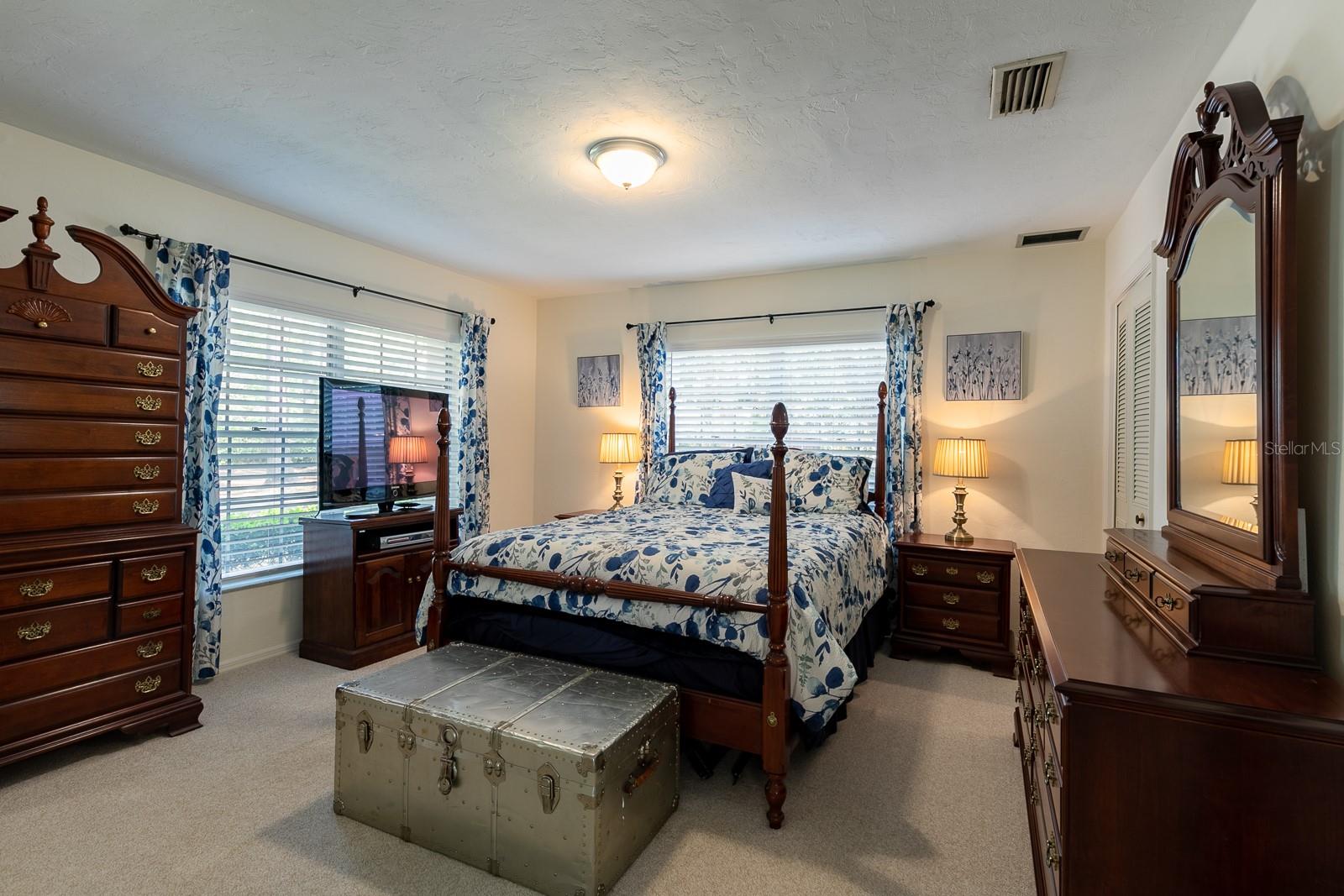 Bedroom off of kitchen