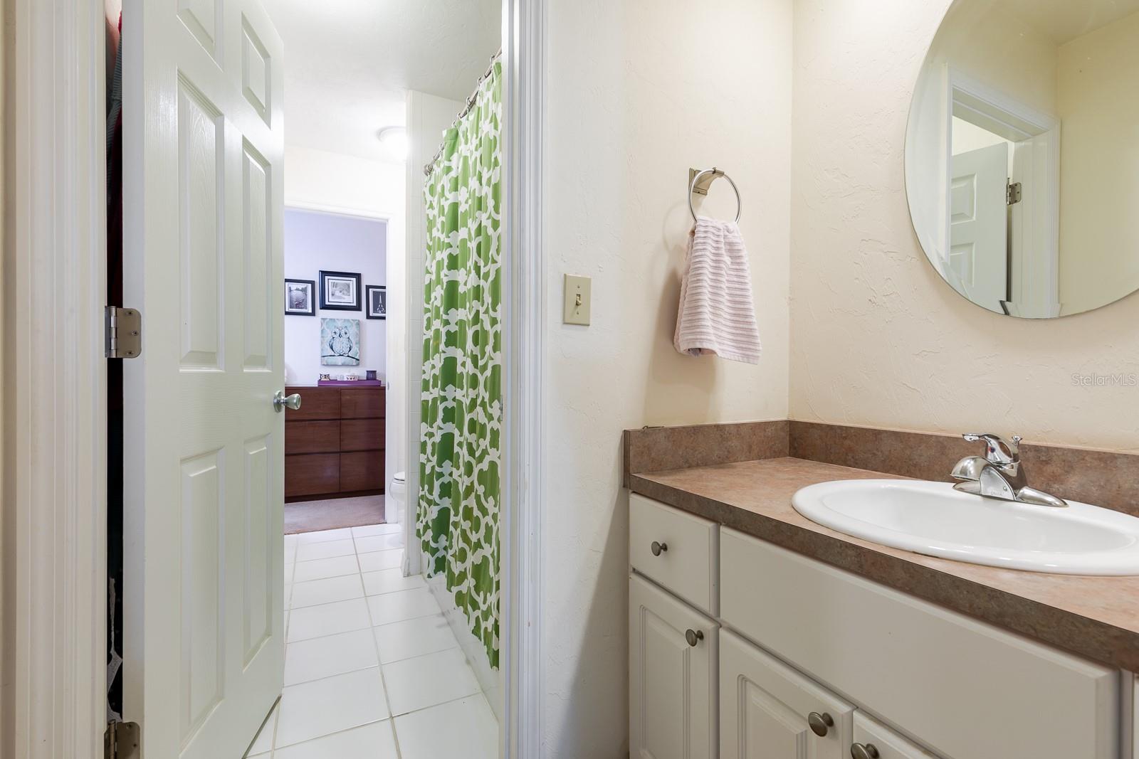 Jack and Jill bathroom upstairs