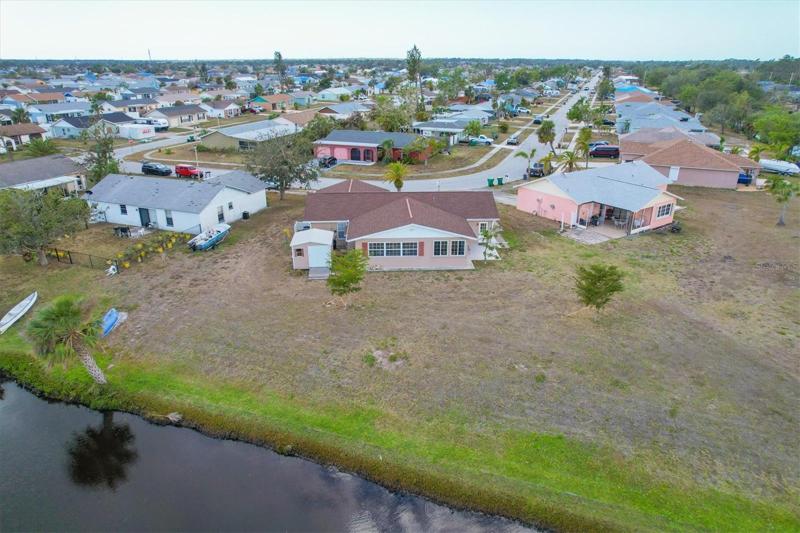Canal in back of home
