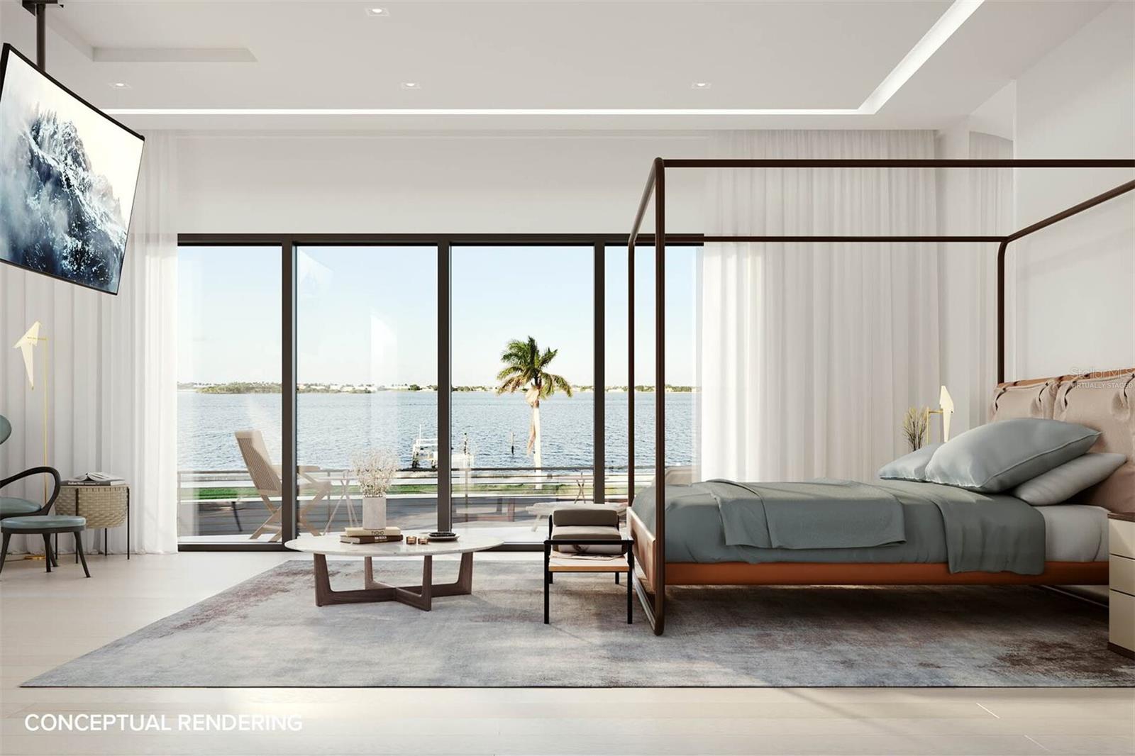 Primary Bedroom - Rendering - Virtually Staged