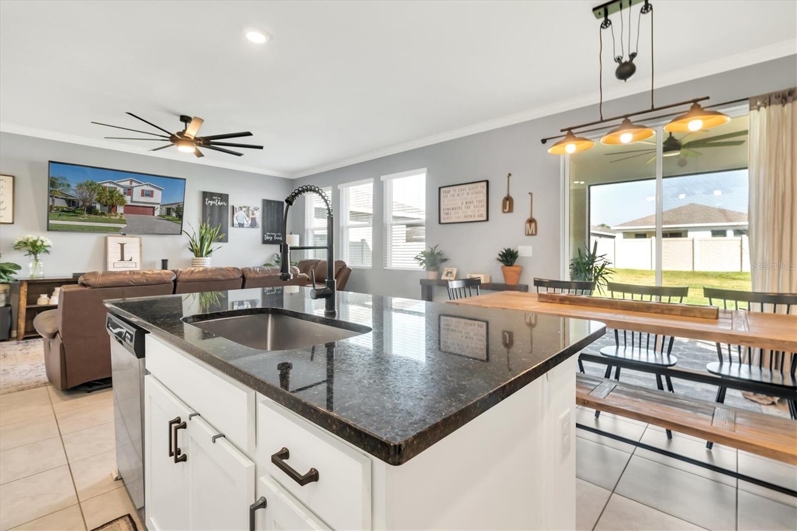 Upgraded Open Kitchen and View to Open Great Room