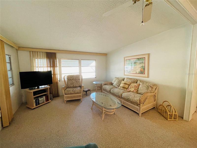 Open Living room and Dining room