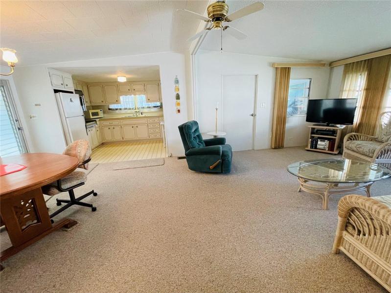Living room and dining room combo