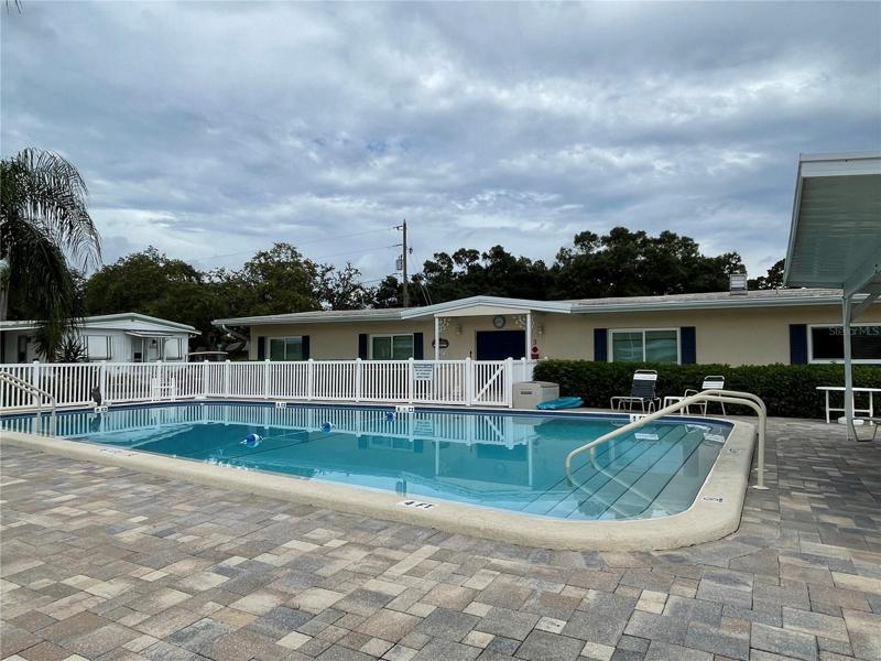Heated community pool