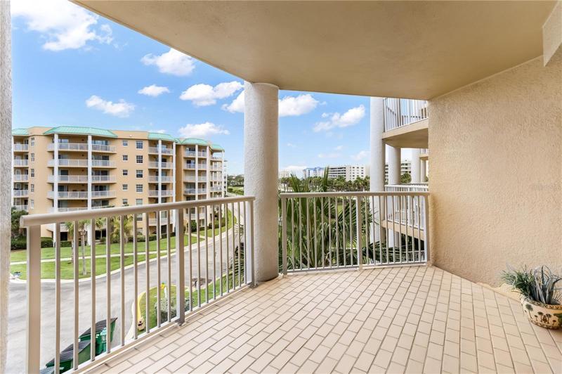 Large roomy balcony
