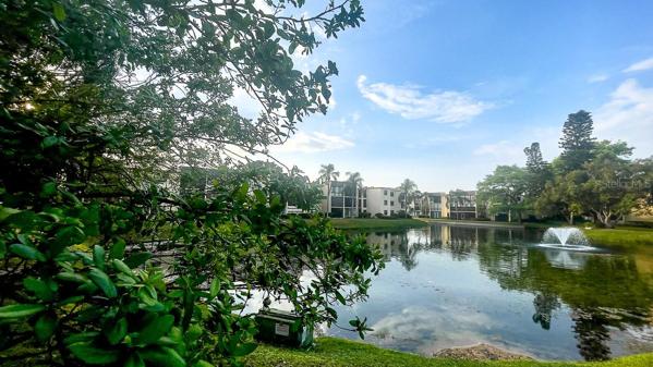 Spacious Grounds Lake Water Fountain