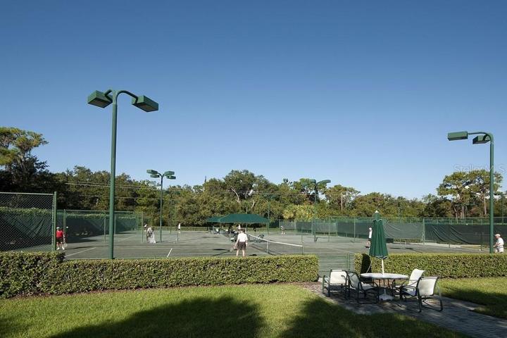 Lighted Har-Tru Tennis