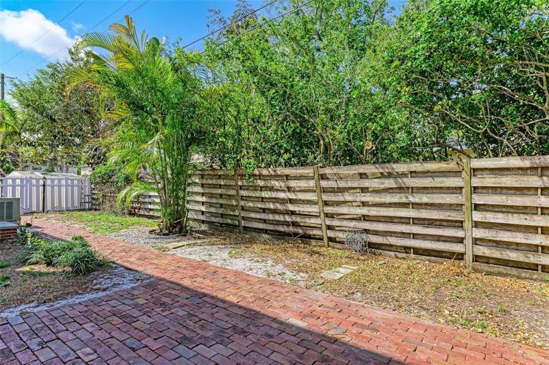 Rear Wood Fence