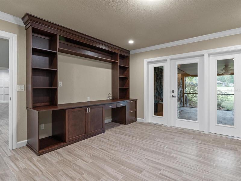 Bedroom #4 with access to screen porch #2. 