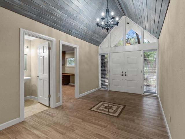 Foyer, Office and Powder Bath