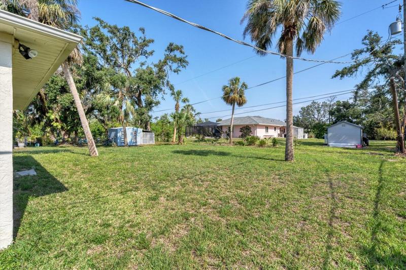 Spacious Back Yard