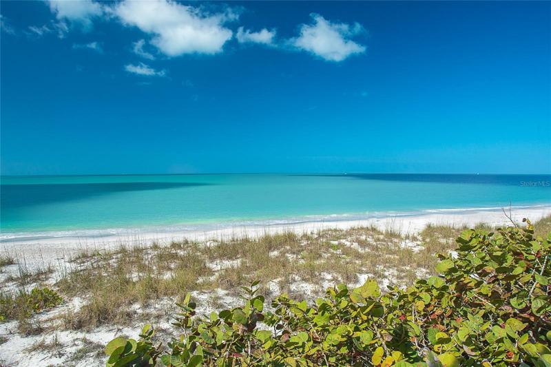 Beautiful View of the Beach and Gulf.