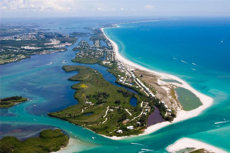 Aerial of Don Pedro-Knight-Palm Island and Stump Pass.