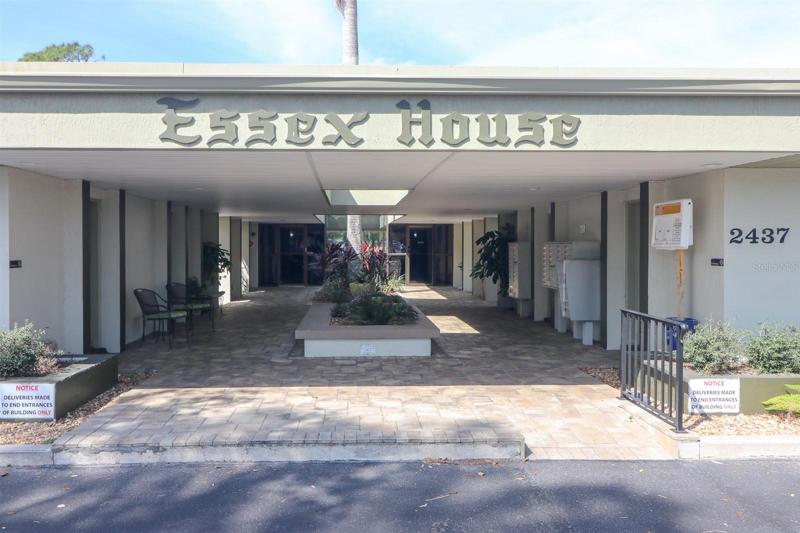Assigned storage units and postal boxes are found in the breezeway which leads to the lobby.