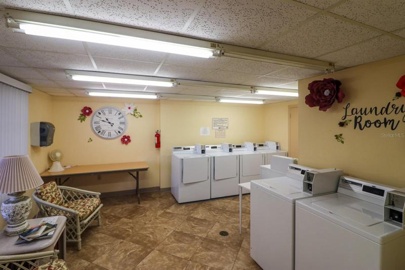 Laundry room on the first floor