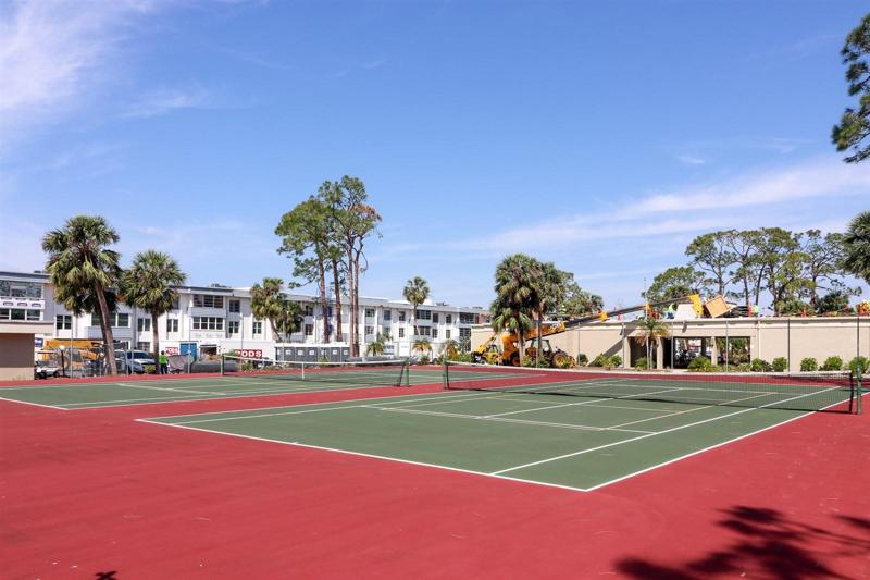 Tennis and pickleball courts on-site. The management office is open 5 days/week.