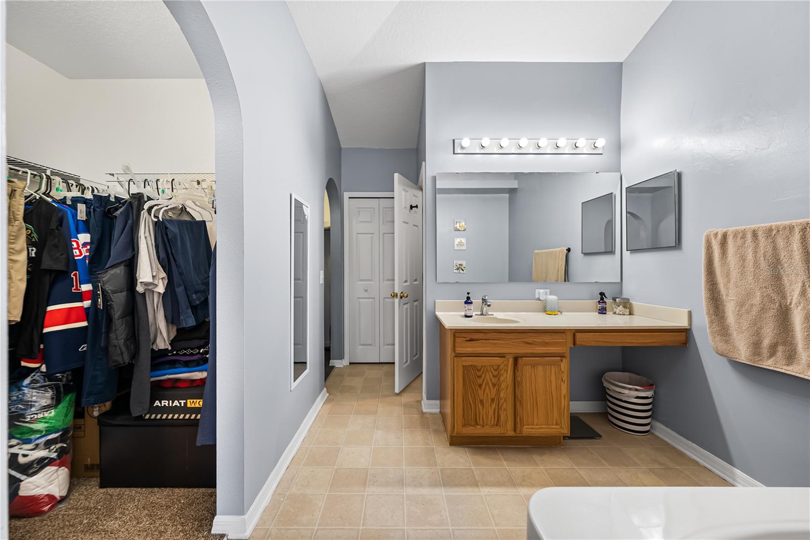 Master Bath & closet