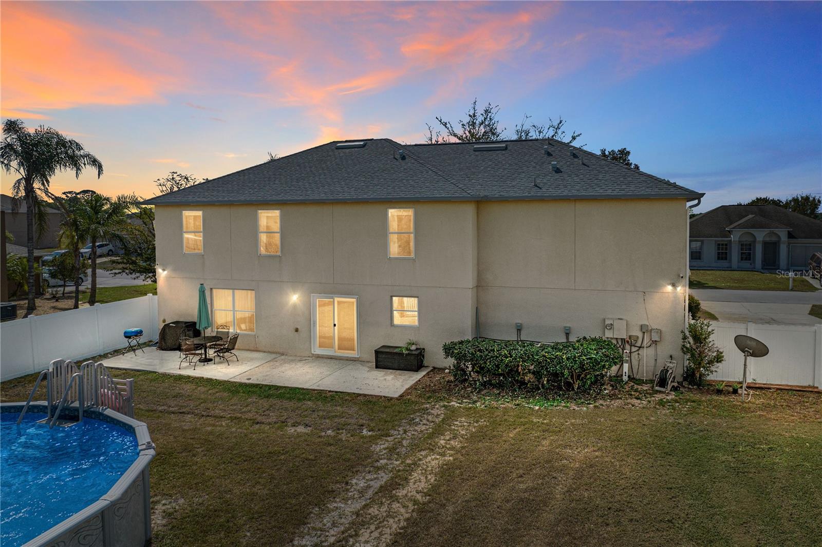 Twilight back view