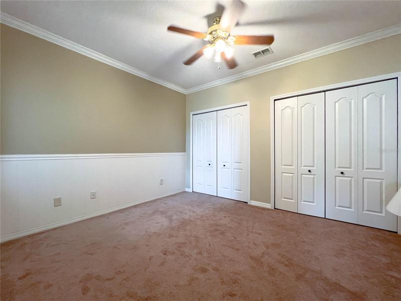 3RD BEDROOM CLOSETS... PERFECT MATCH WITH WAINSCOTTING, TOO!