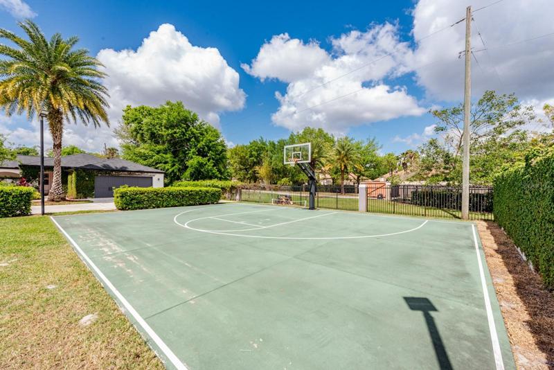 Always wanted a personal basketball court? This amazing property has that too! 
