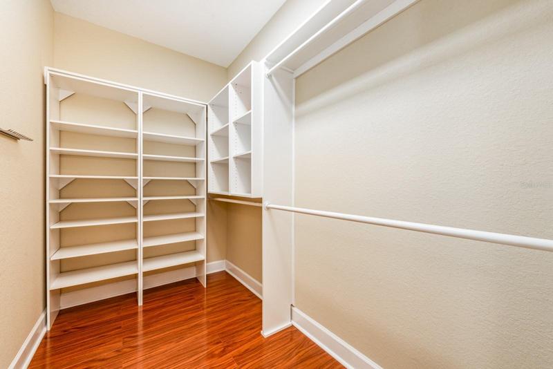 Large closets for plenty of storage! 