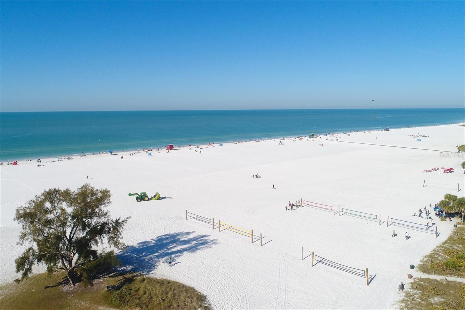 White sand beach at Siesta Key
