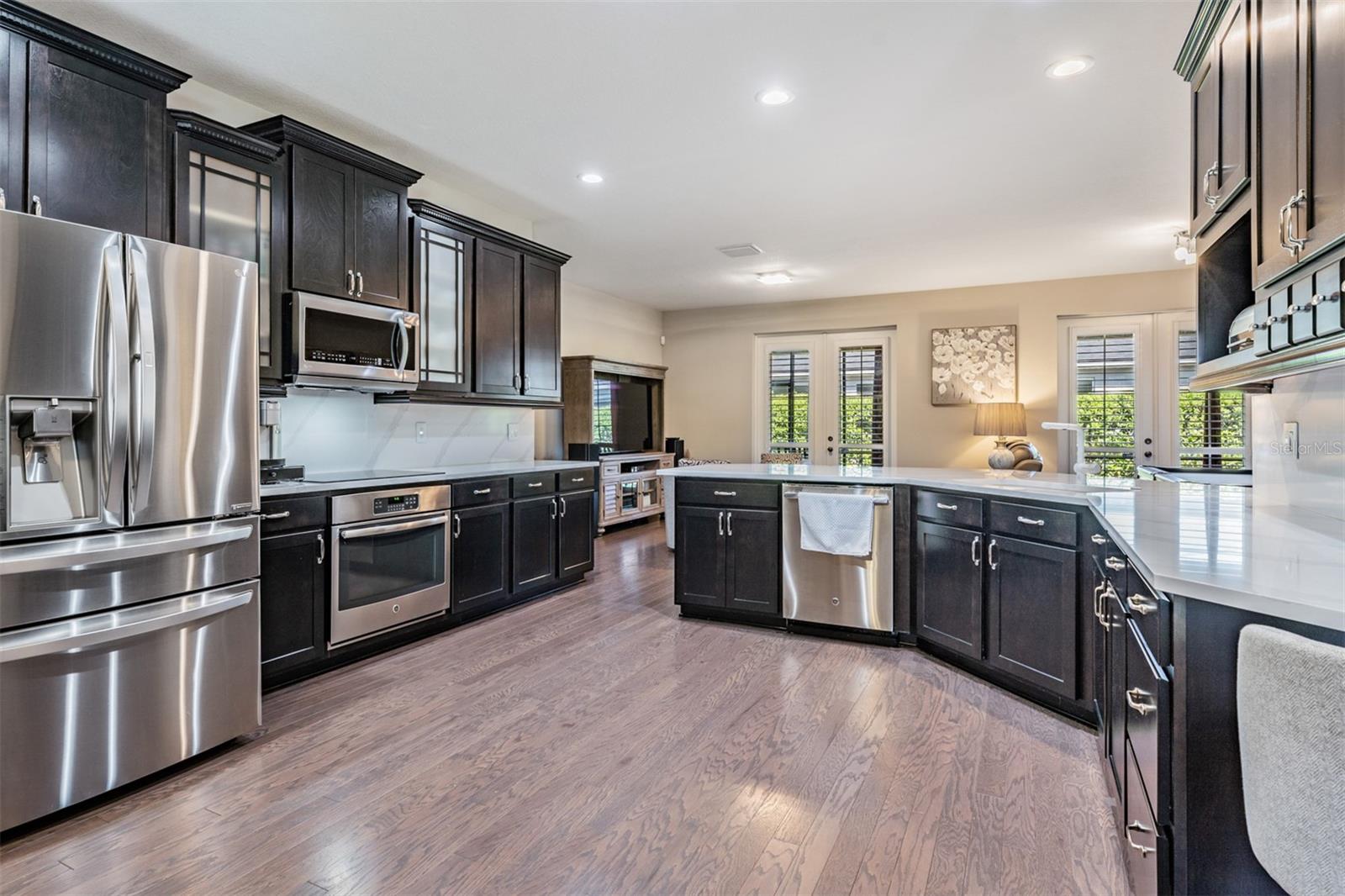 Espresso Cabinets withCrown....