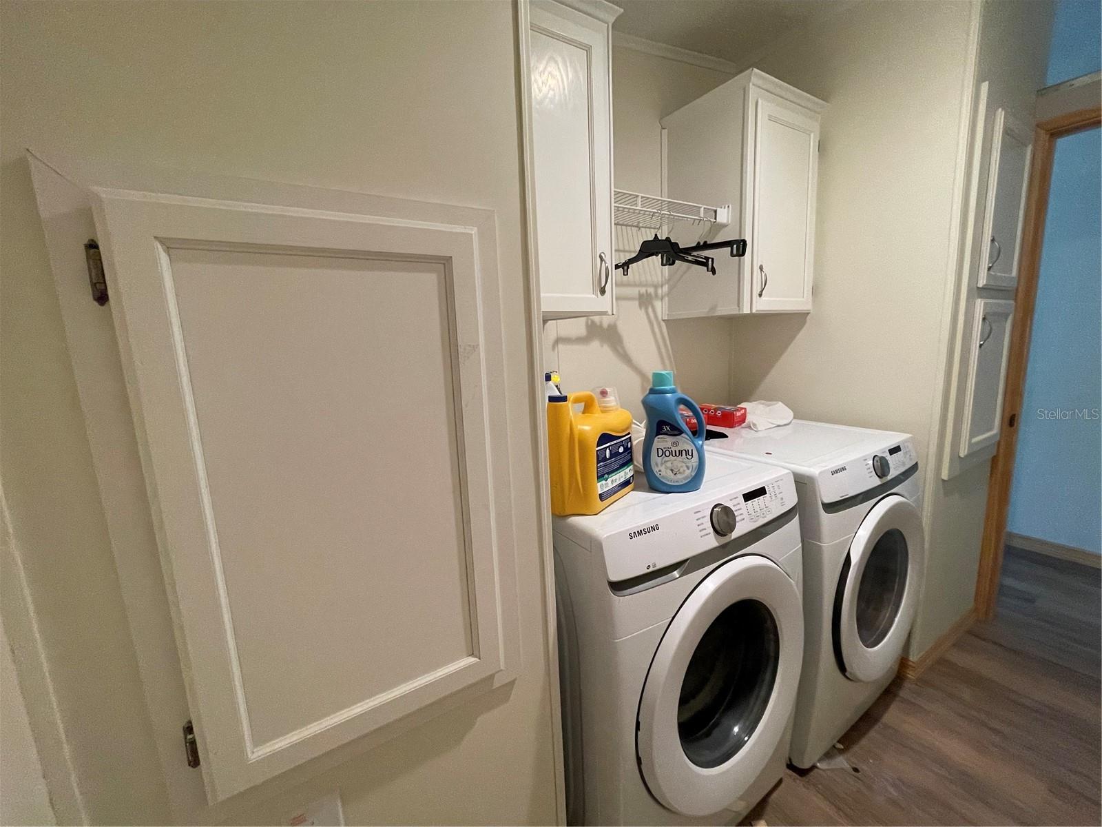 Laundry room. Washer dryer included