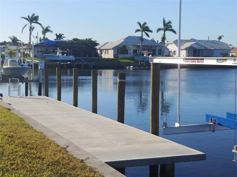 45' dock already in place.