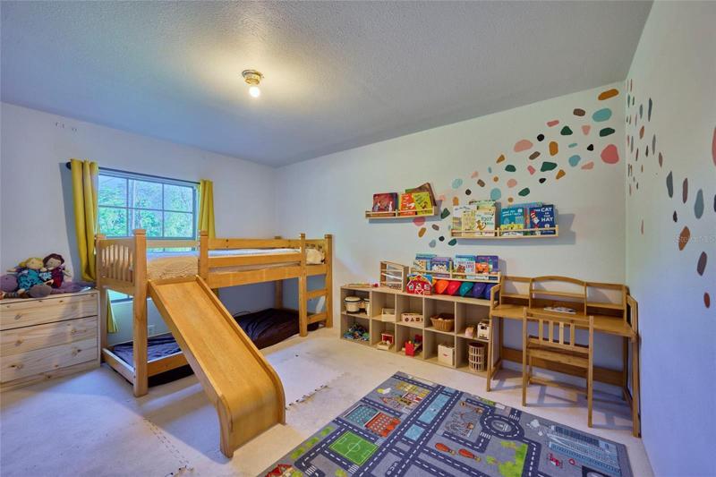 Guest bedroom at the front of the home