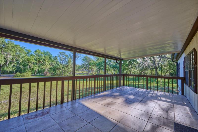 Fabulous view from the front porch