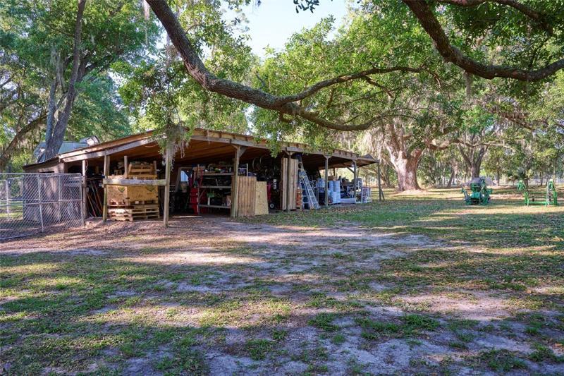 Pole barn is approximately 19ftx49ft