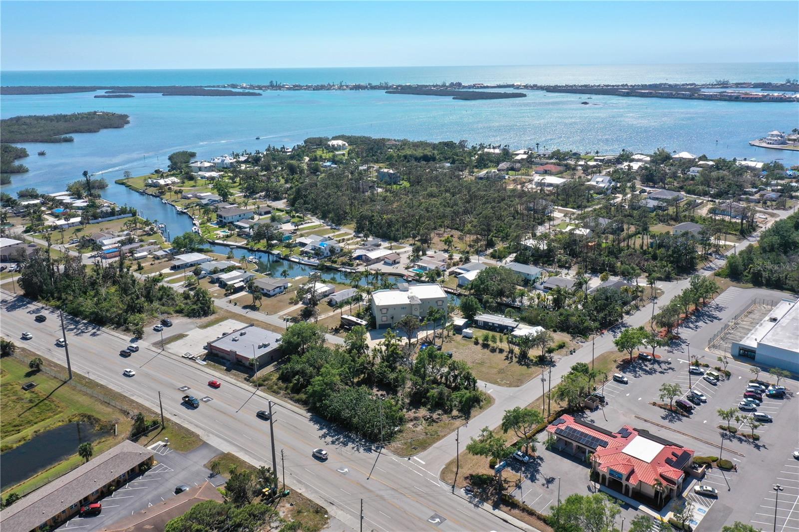 Showing the canal going out to Lemon Bay